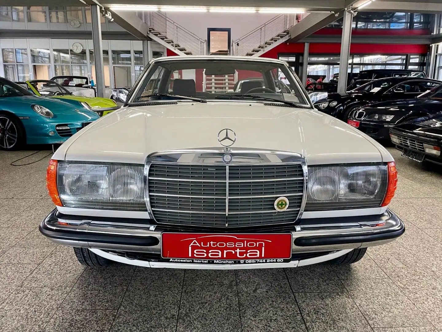 Mercedes-Benz 230 Coupe W123 Auto. - dt. Auto,2.Hd--Topzustand Alb - 2