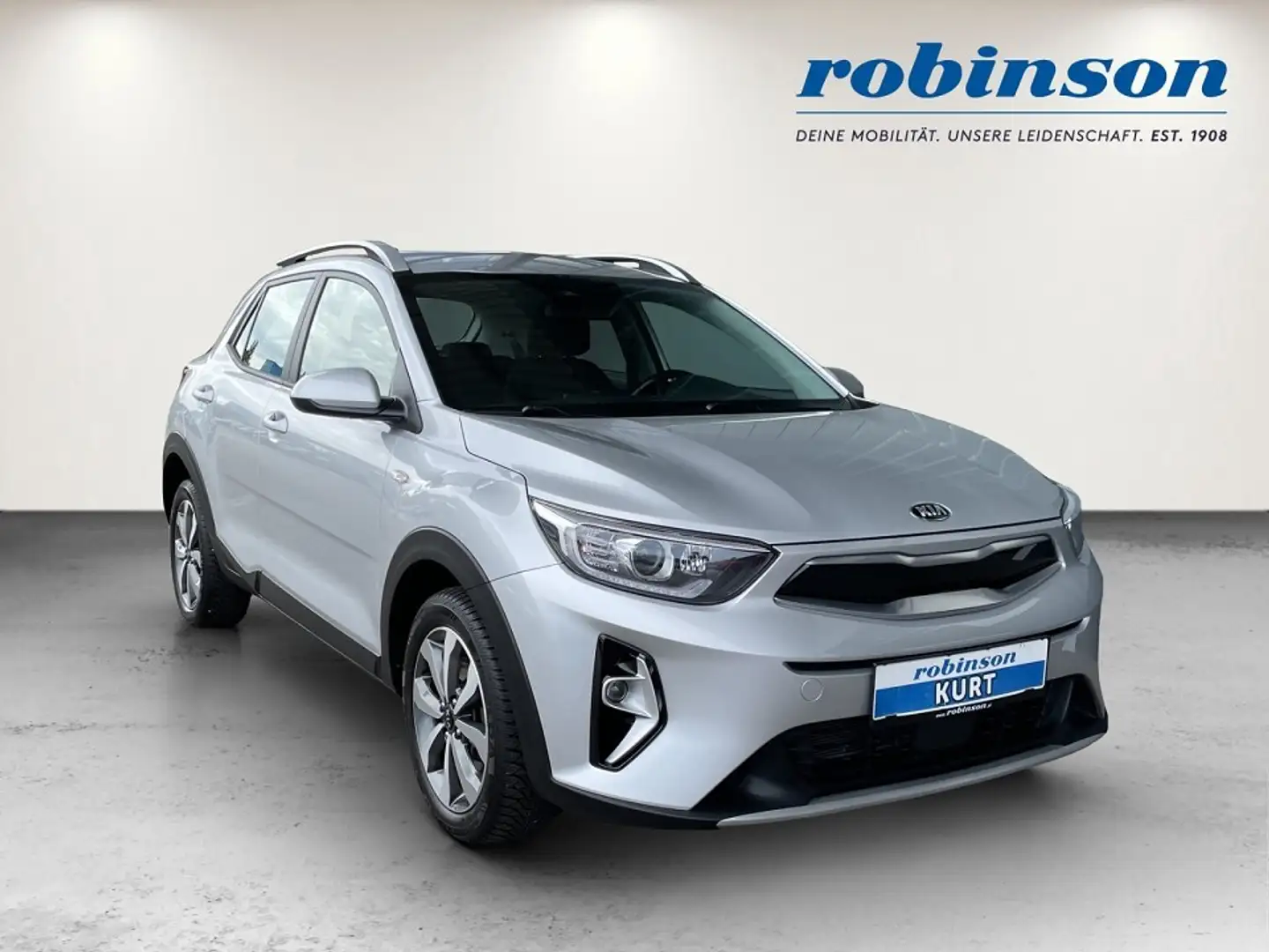 Kia Stonic 1,0 TGDI GPF ISG Silber Grau - 1