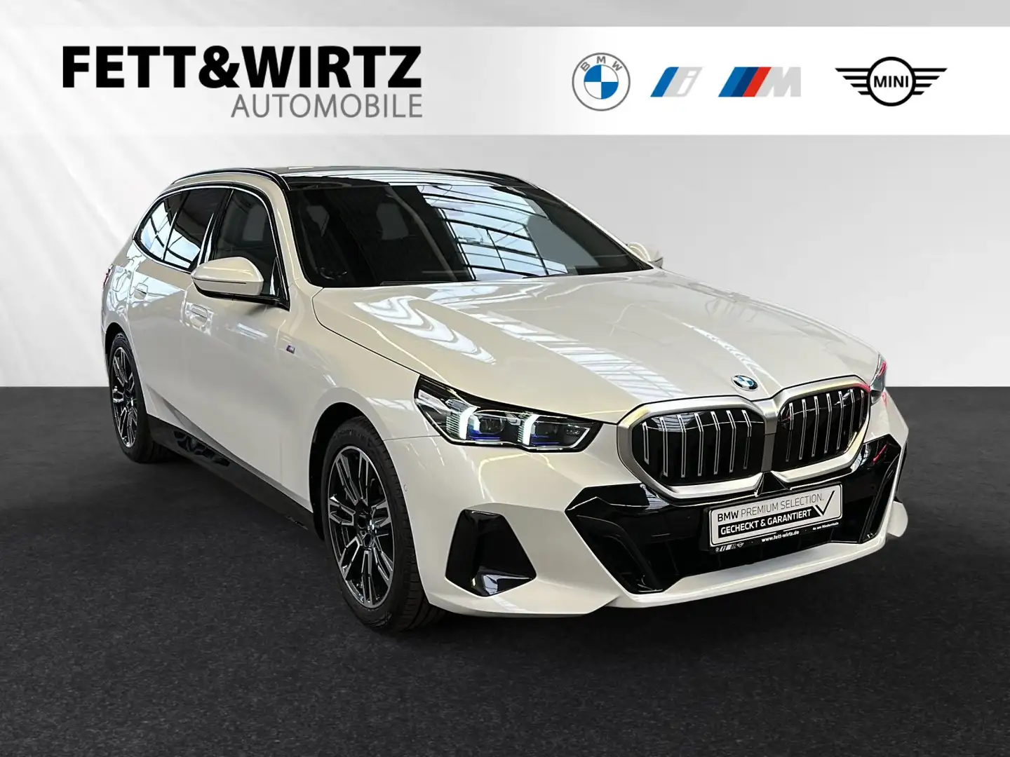 BMW 520 d Touring M Sport|AHK|Pano|Harman/Kardon Weiß - 1