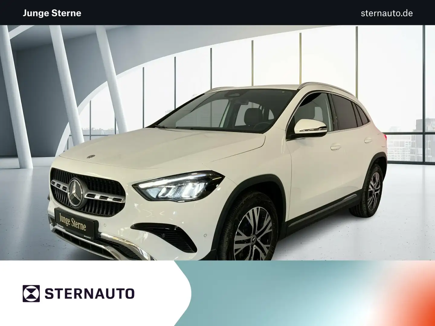 Mercedes-Benz GLA 220 GLA 220 d 4M Progr SpiegelPak RüKam Lenkradheiz Weiß - 1