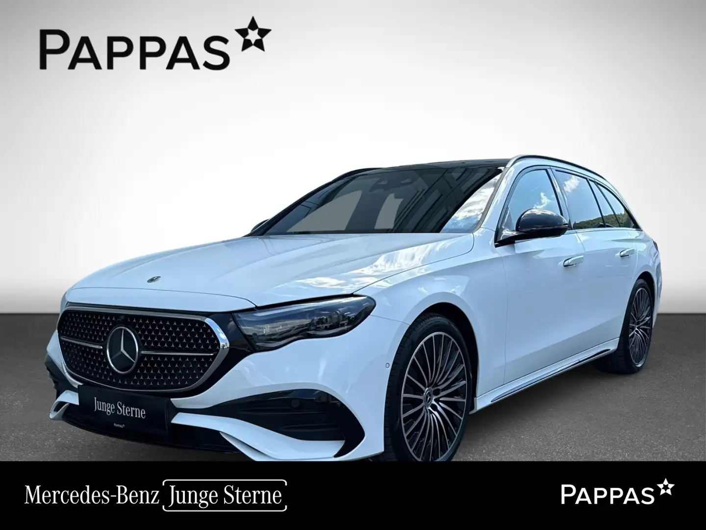 Mercedes-Benz E 220 d 4MATIC T-Modell Totw LED Distr PTS  Pano Blanc - 1