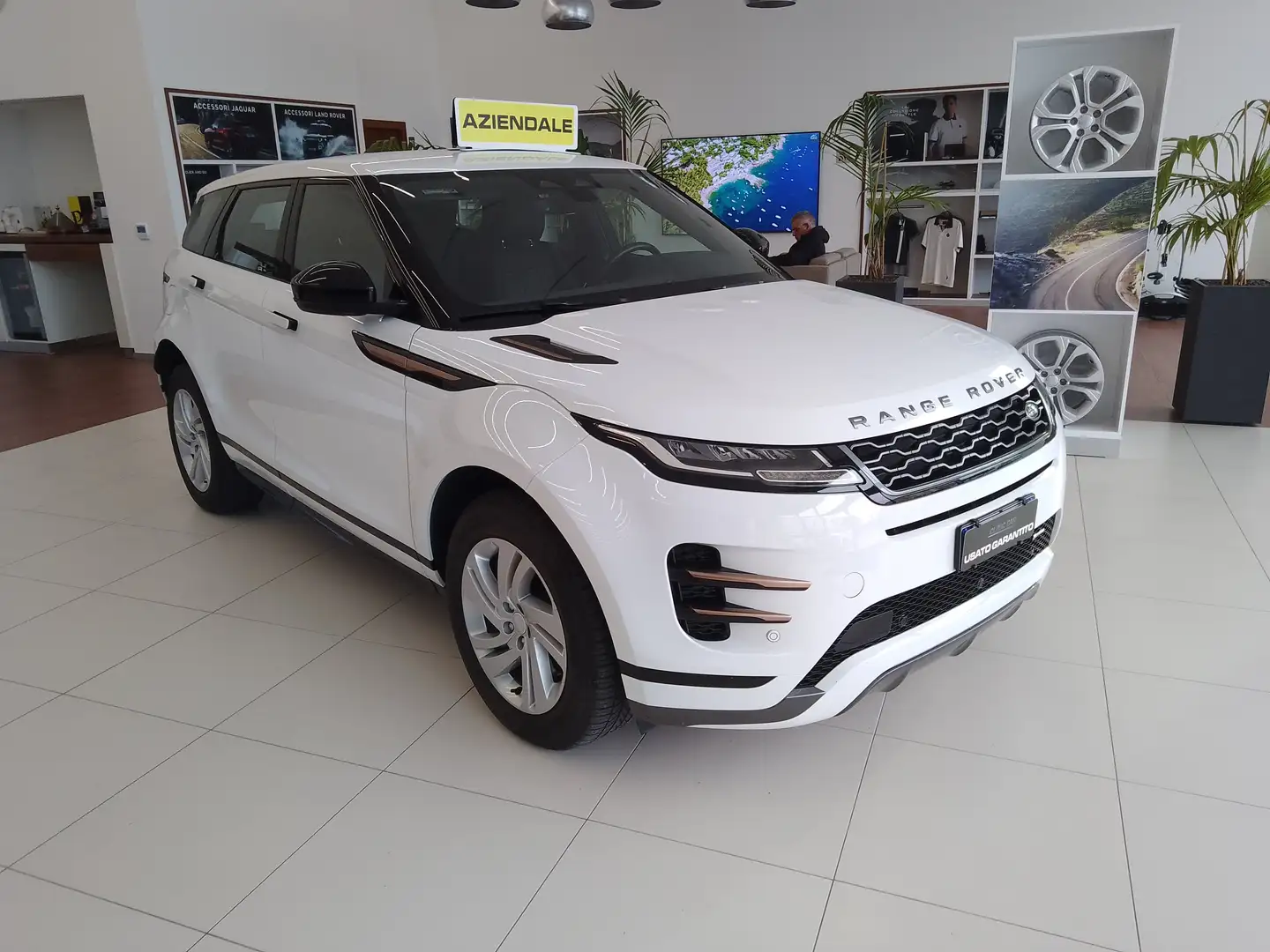 Land Rover Range Rover Evoque Range  Evoque 2.0d i4 mhev R-Dynamic S 163cv auto Blanc - 1