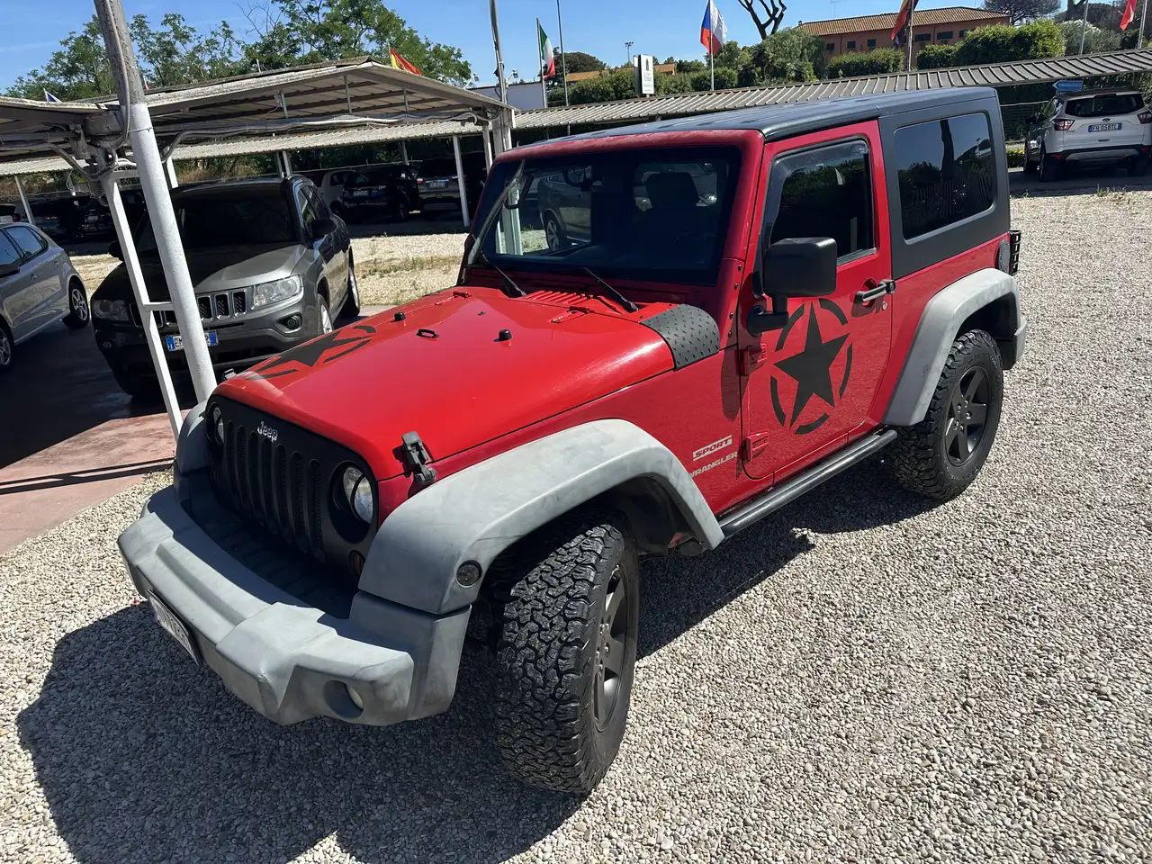 JEEP WRANGLER 3P 2.8 CRD SPORT - 177 ch - 4X4 - VOLANT EN CUIR