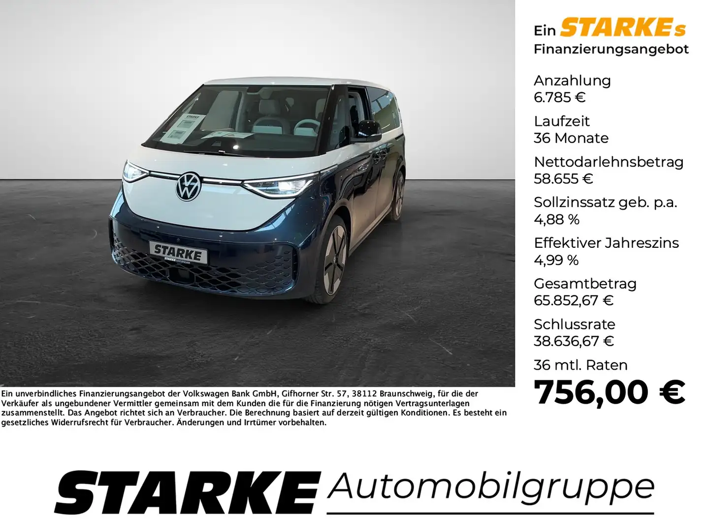 Volkswagen ID. Buzz Pro Blue - 1