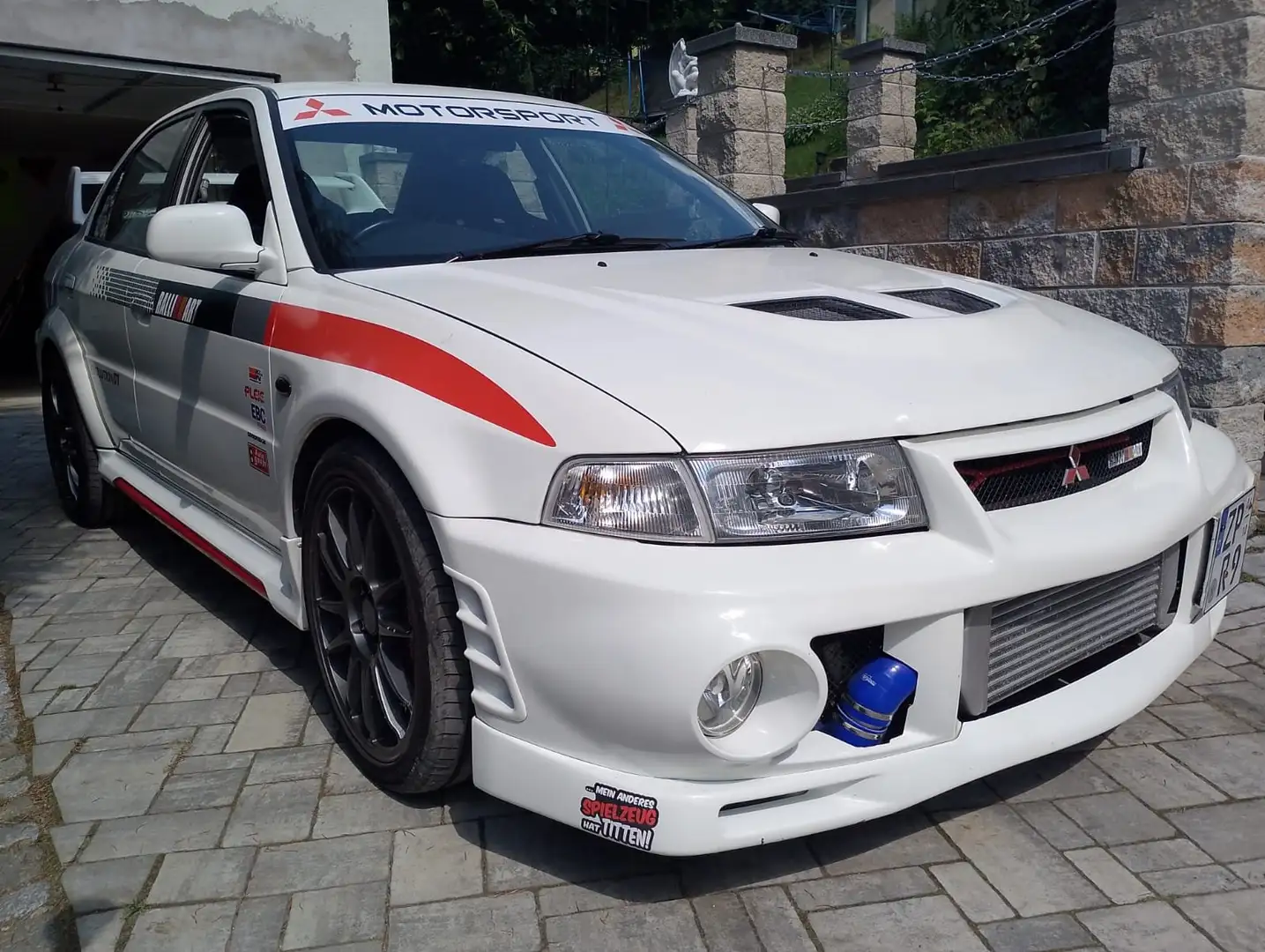 Mitsubishi Lancer Evolution 6 GSR Weiß - 2