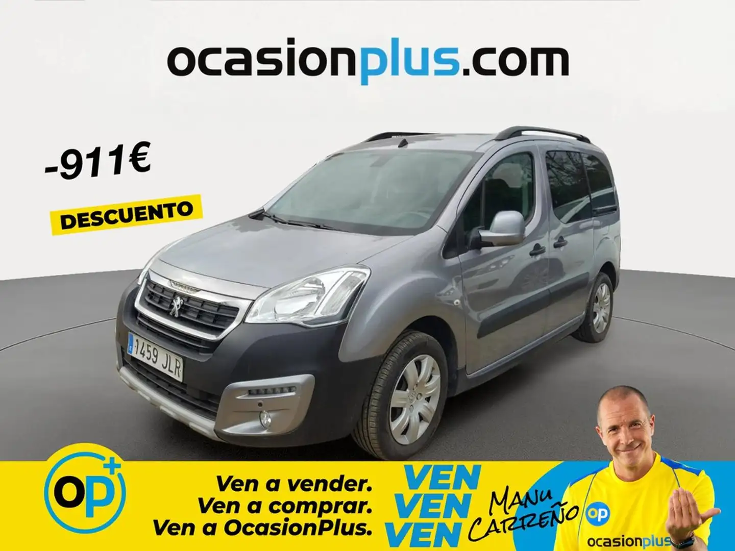 Peugeot Partner Tepee 1.6BlueHDI Outdoor 100 Gris - 1