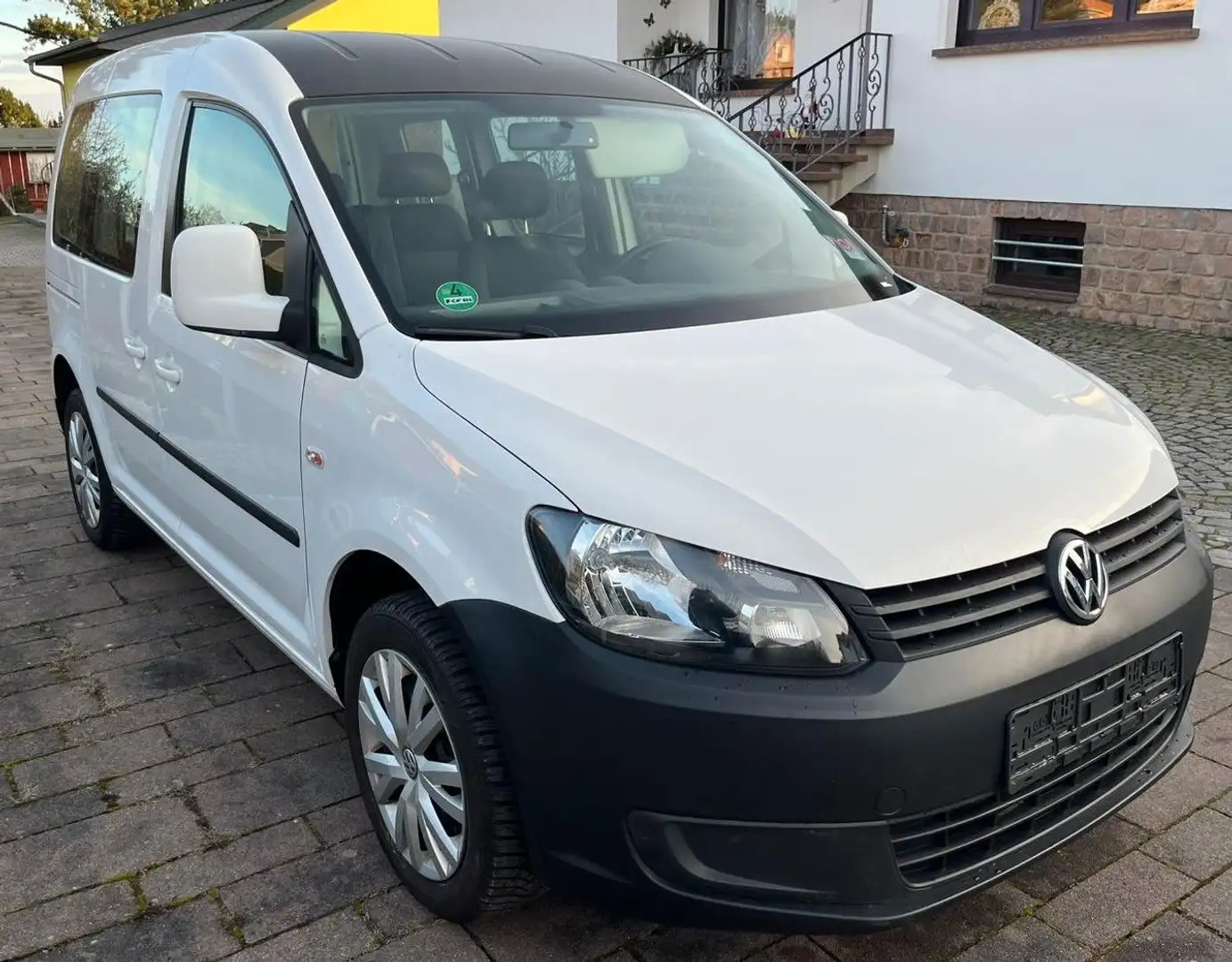 Volkswagen Caddy Kombi 1.2 TSI 63 kW Klima,2 Schiebetüren Weiß - 1