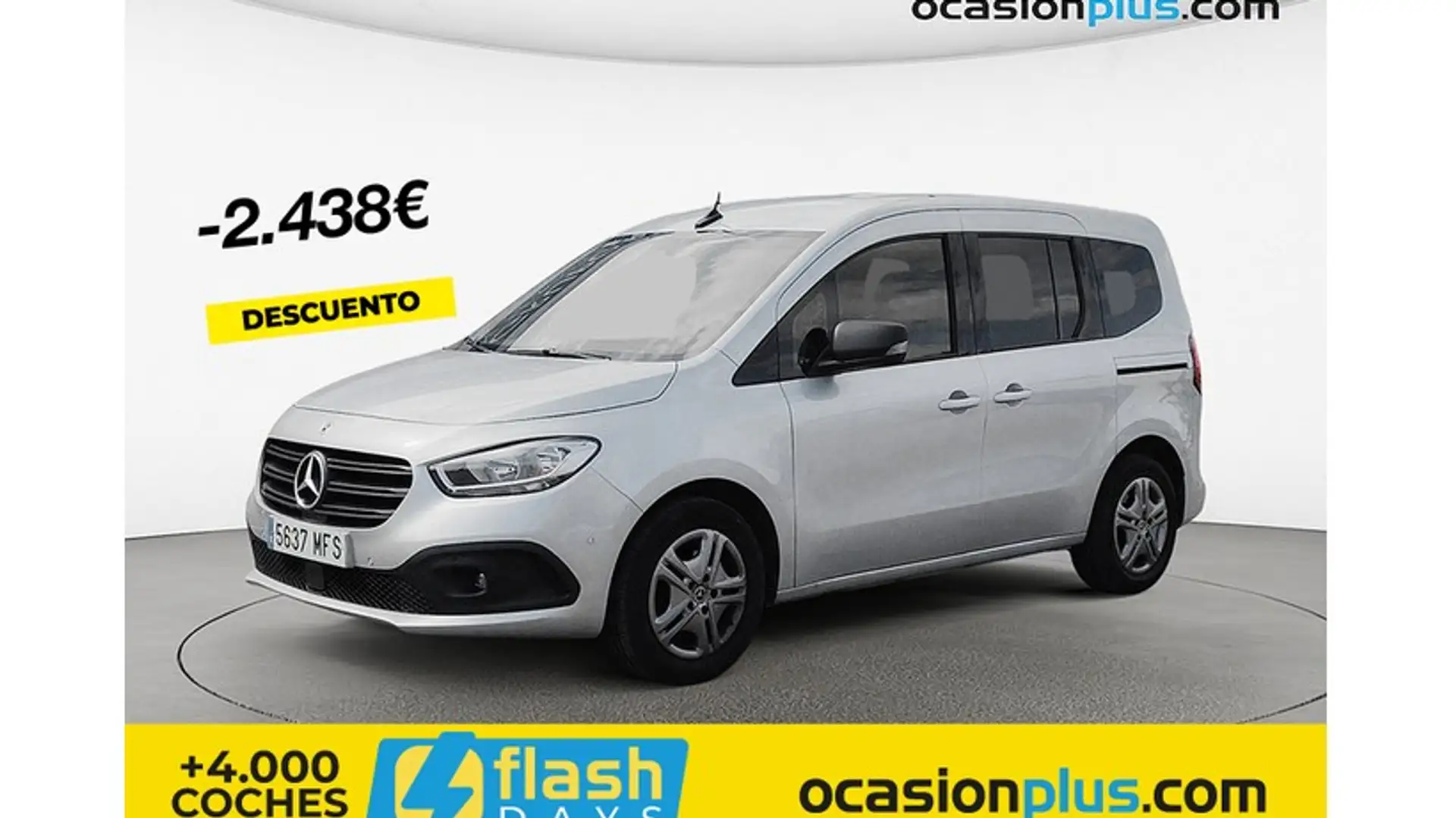 Mercedes-Benz Citan Tourer 110CDI Base Plateado - 1