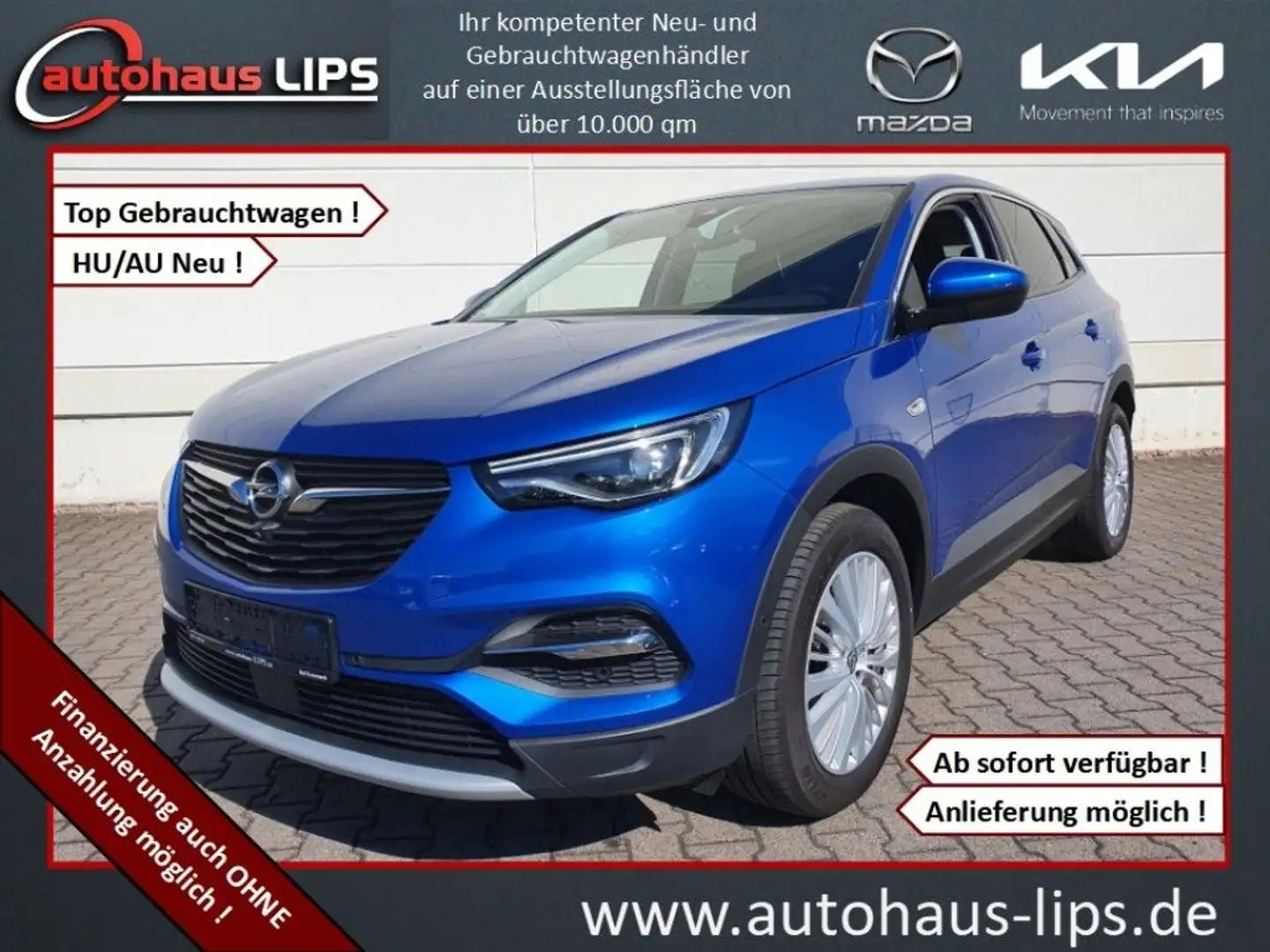 Opel Grandland X 1.2i Automatik Business INNOVATION Blau - 1