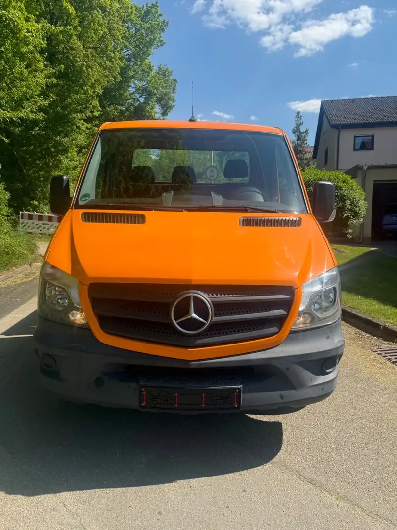 Mercedes-Benz Sprinter L 2Pritsche 314 CDI 87000 km 1.HAND Orange - 2