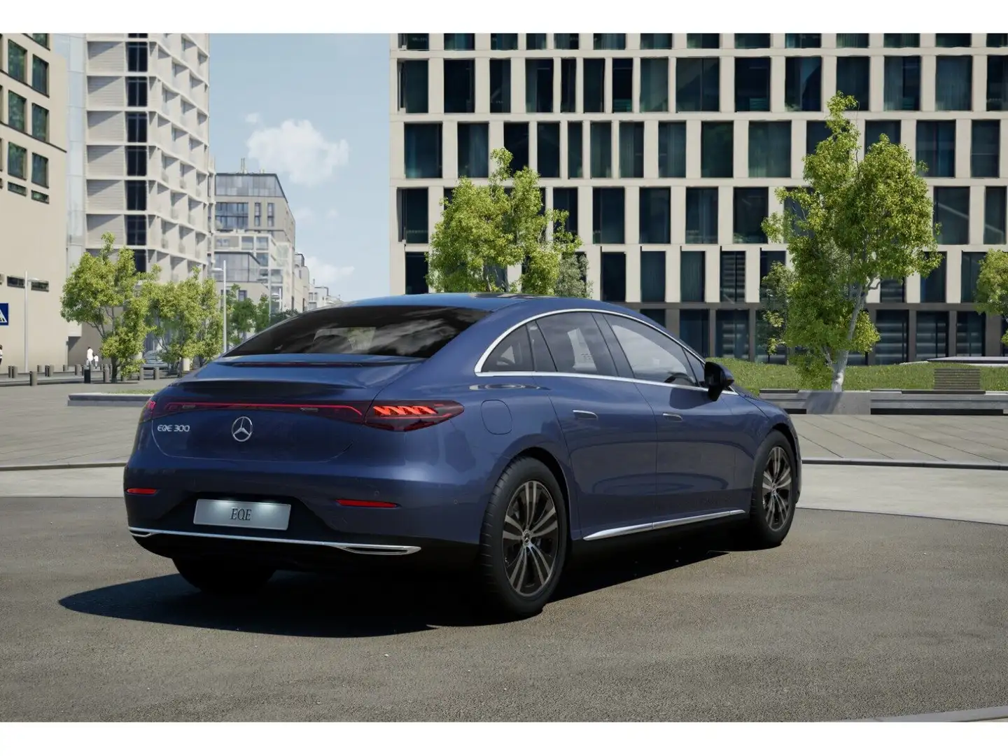 Mercedes-Benz EQE 300 Electr-Art/LED/Kamera/Memory/Distr/Totw Blau - 2