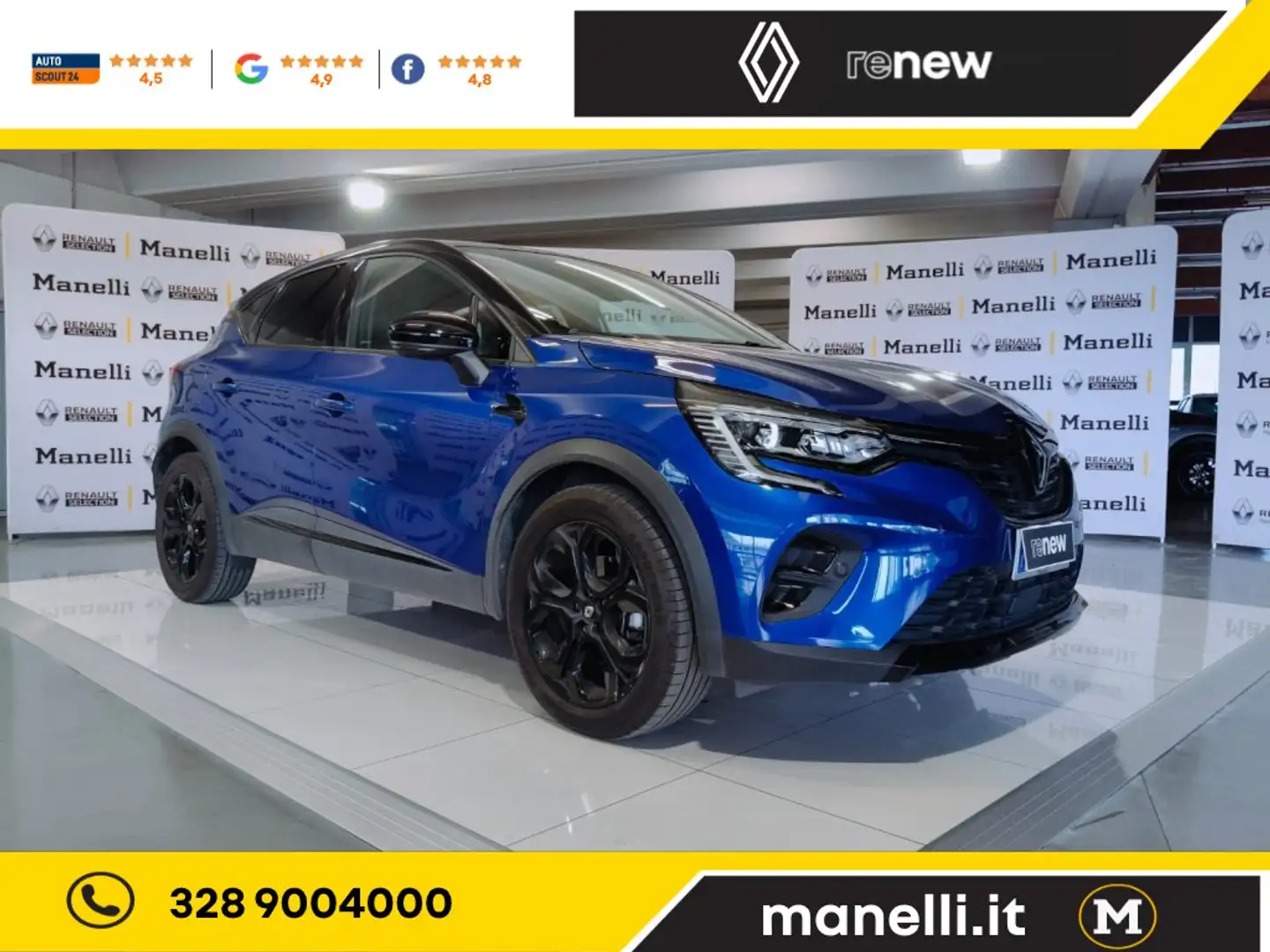 Renault Captur Rive Gauche Auto 1.6 E-Tech full hybrid 145 rif.G Blu/Azzurro - 1