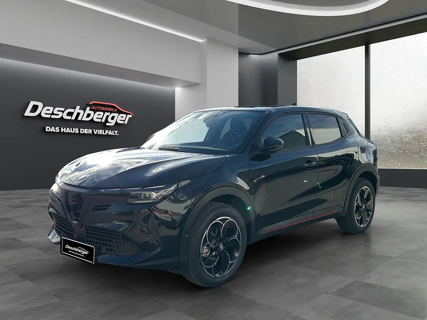 Alfa Romeo Junior Ibrida Q4 1.2 MHEV eAWD e-DCT6 / Top Ausstattung Schwarz - 1
