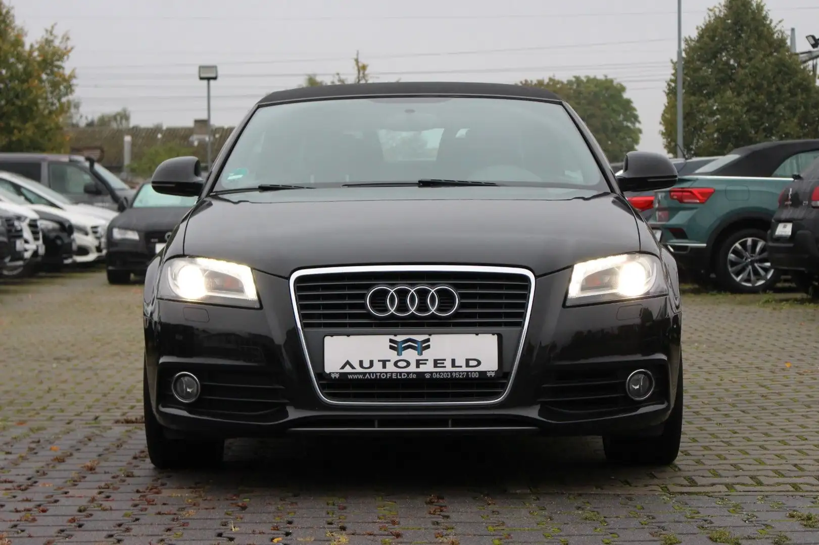 Audi A3 2.0 TFSI S LINE PLSU/VOLLSHEFT/KLIMA/BT/LEDER Schwarz - 2