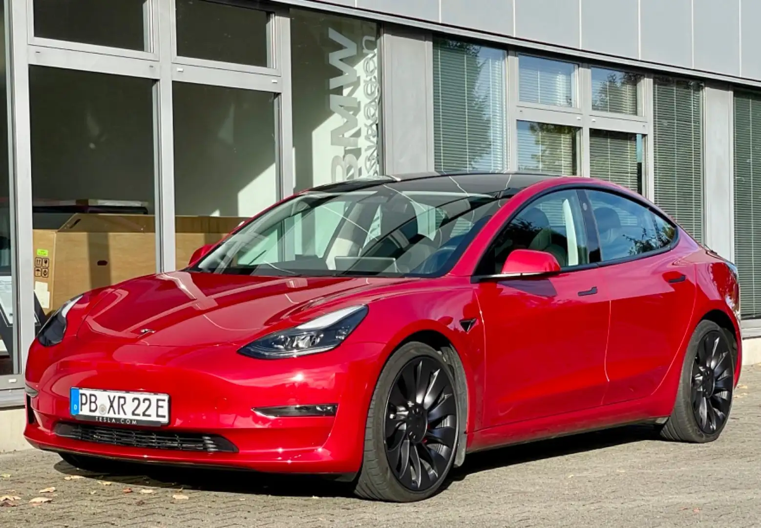 Tesla Model 3 Performance Full Self Driving (FSD) Rojo - 1