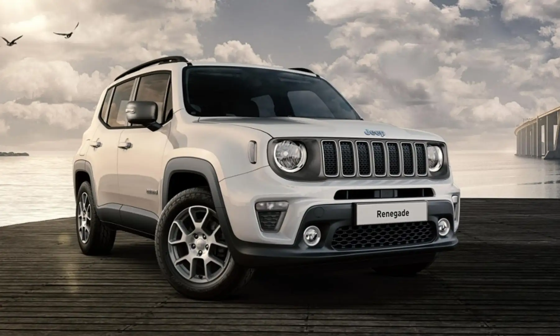 Jeep Renegade 1.3 T4 190CV PHEV 4xe AT6 Limited Bianco - 1