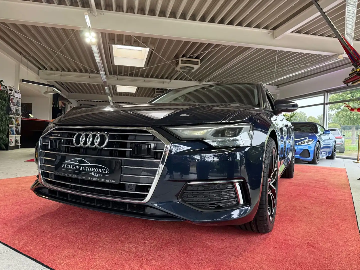 Audi A6 Avant 50 TDI Leder AHK ACC 20 Zoll Blau - 1