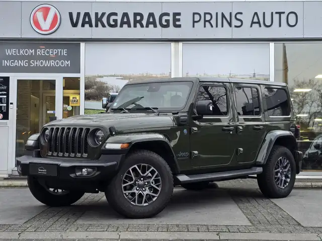 Jeep Wrangler Unlimited 4xe 380 80th Anniversary |SARGE GREEN|CA