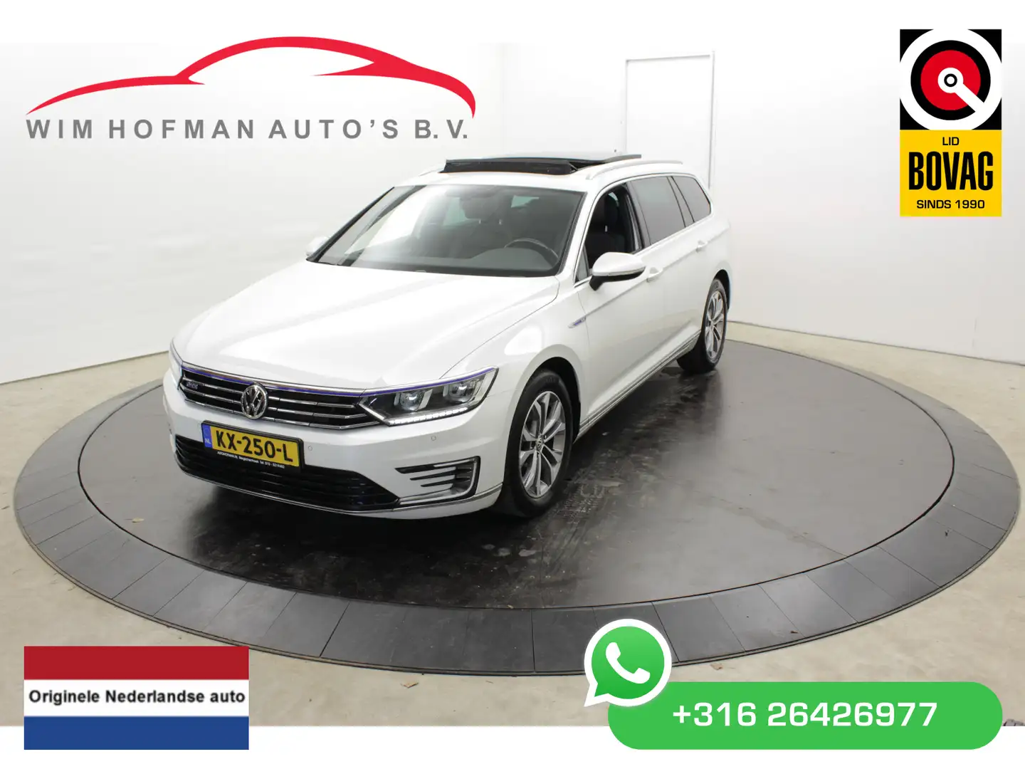 Volkswagen Passat Variant GTE Panodak Leer Trekh Parelmoer Adapt.cruise Wit - 1