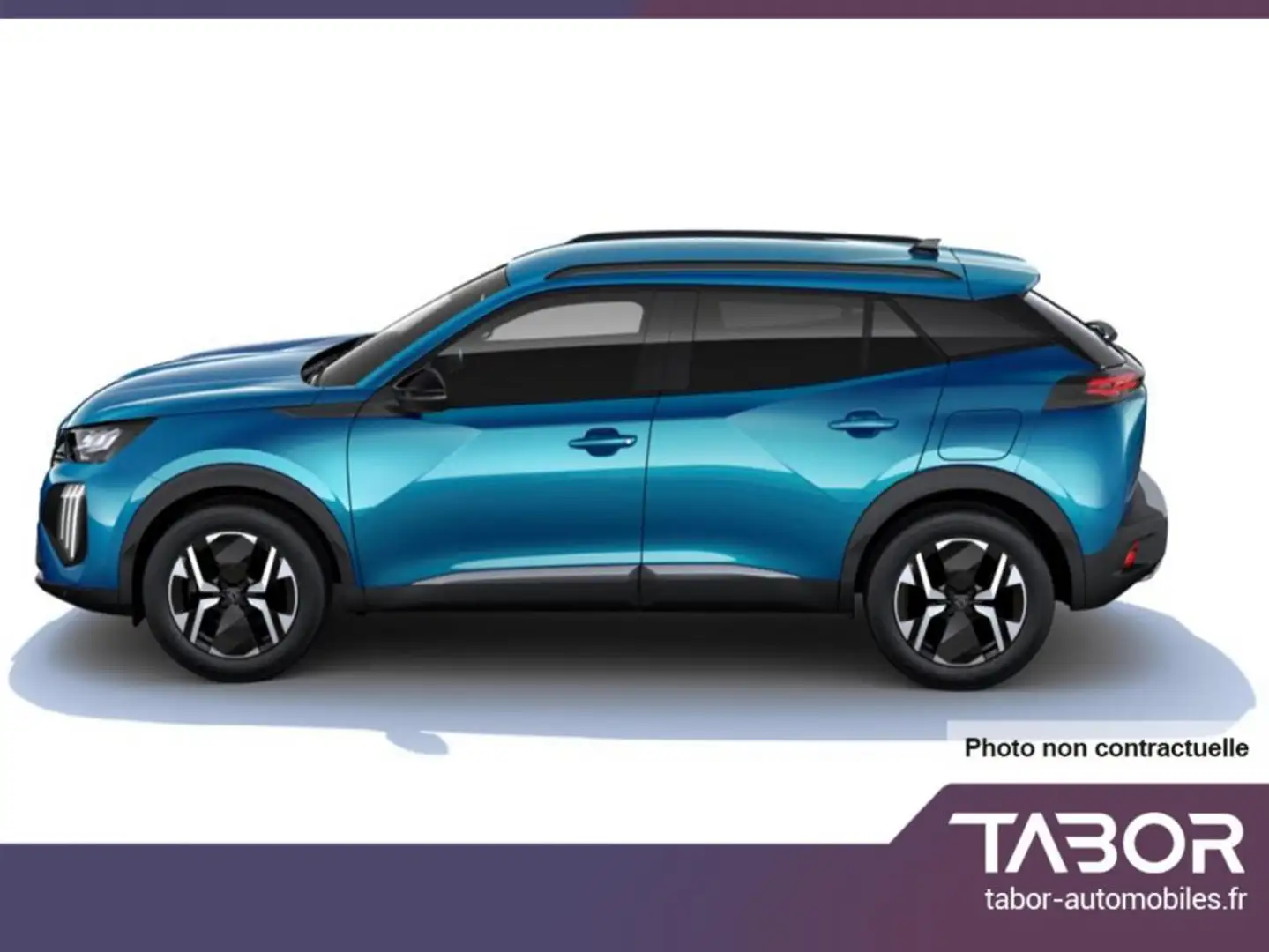 Peugeot 2008 MHEV 145 eDSC6 Allure GPS ACC 360° Bleu - 2