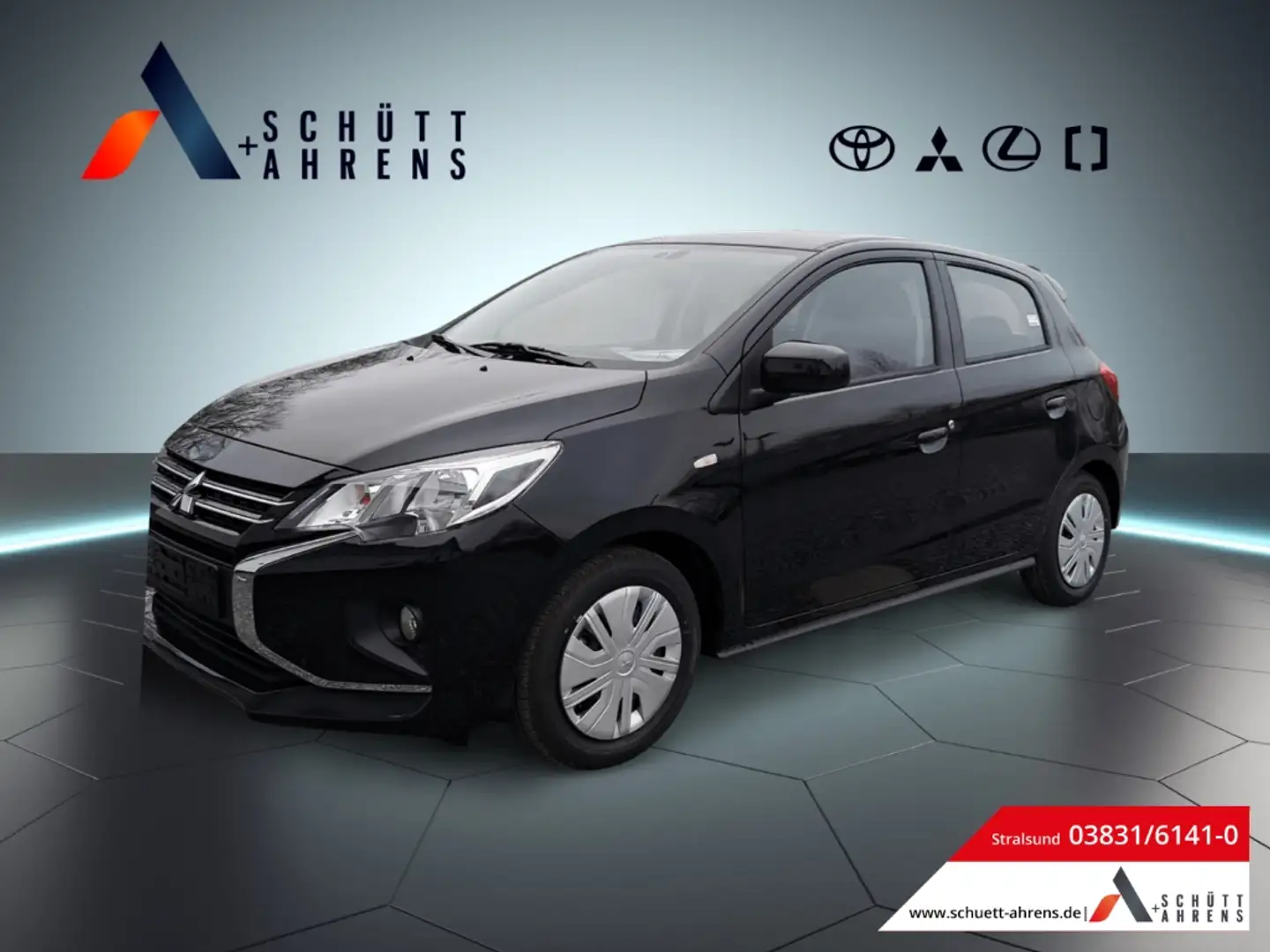 Mitsubishi Space Star Select 1,2 l Klima DAB Regensensor ZV Negro - 1