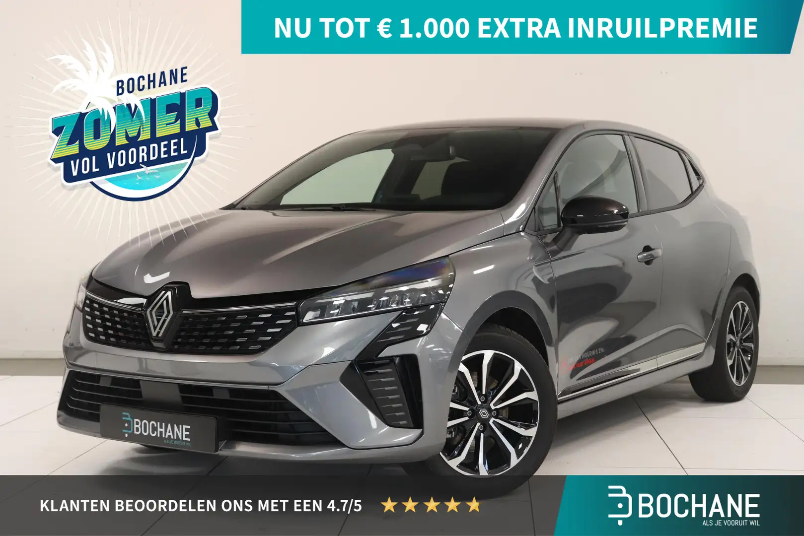 Renault Clio 1.6 E-Tech Full Hybrid 145 techno PACK NAVIGATION Grijs - 1