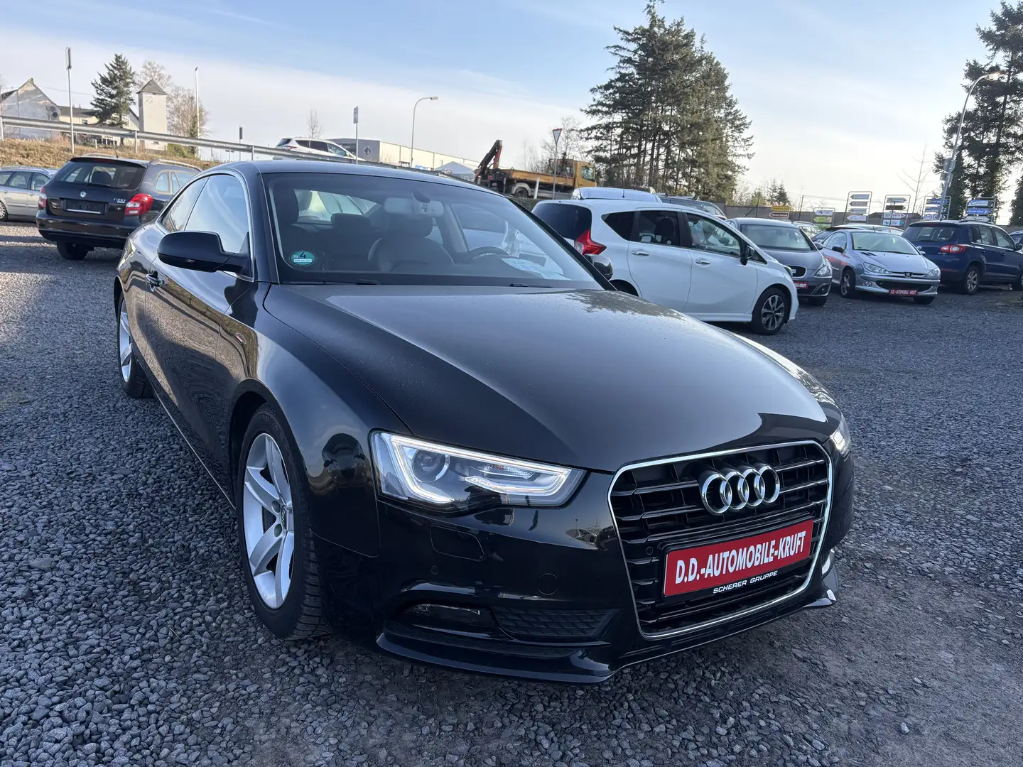 Audi A5 2.0 TDI (130kW)-LEDER-NAVI Schwarz - 1