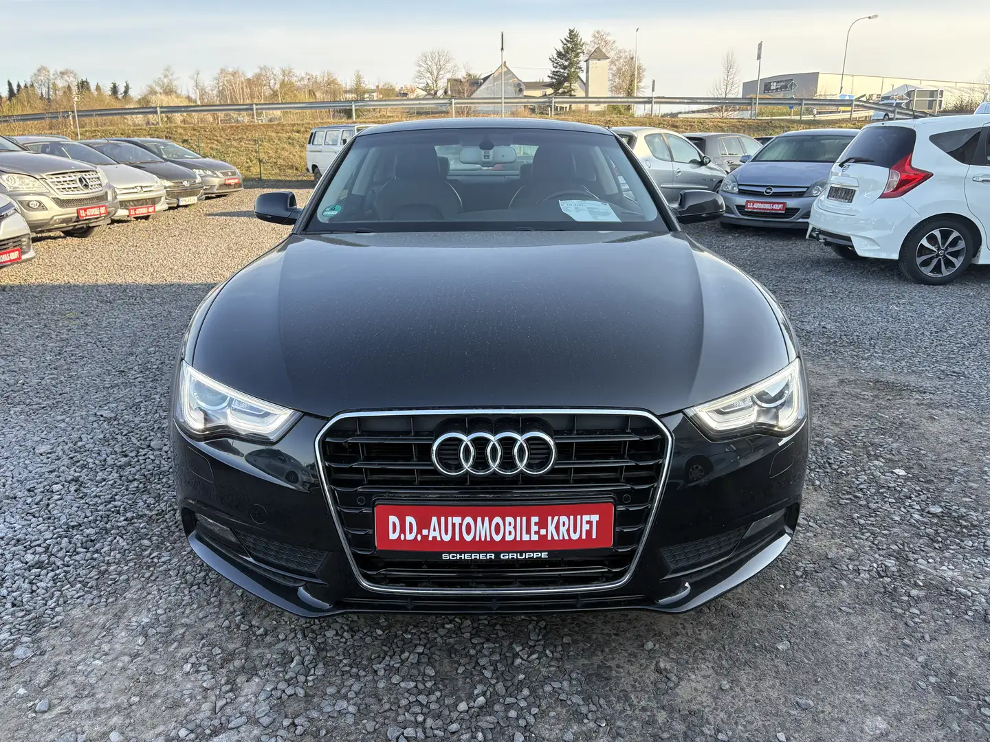 Audi A5 2.0 TDI (130kW)-LEDER-NAVI Schwarz - 2