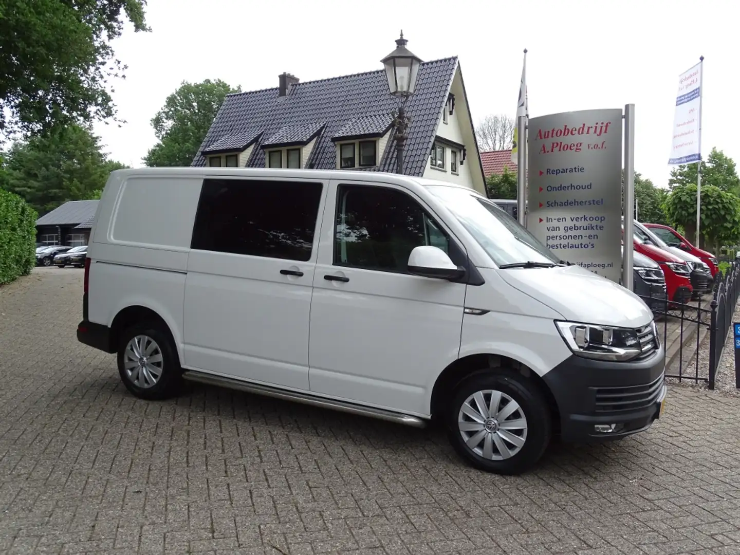 Volkswagen Transporter 2.0 TDI 150pk 4MOTION Highline Klep NAVI 1e eig NW Weiß - 1