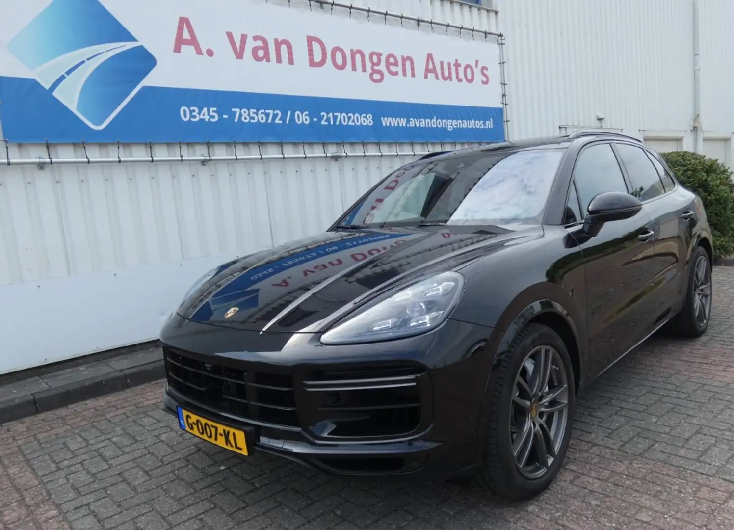 Porsche Cayenne 4.0 V8 551PK TURBO,Pano,360,Nightvision,Trhaak Zwart - 2