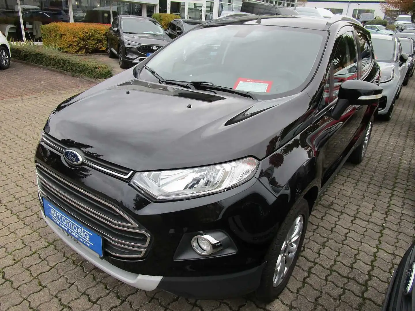 Ford EcoSport 1.0 EB Titanium/AHK/LMF/Tempo./Klimaauto. Zwart - 2