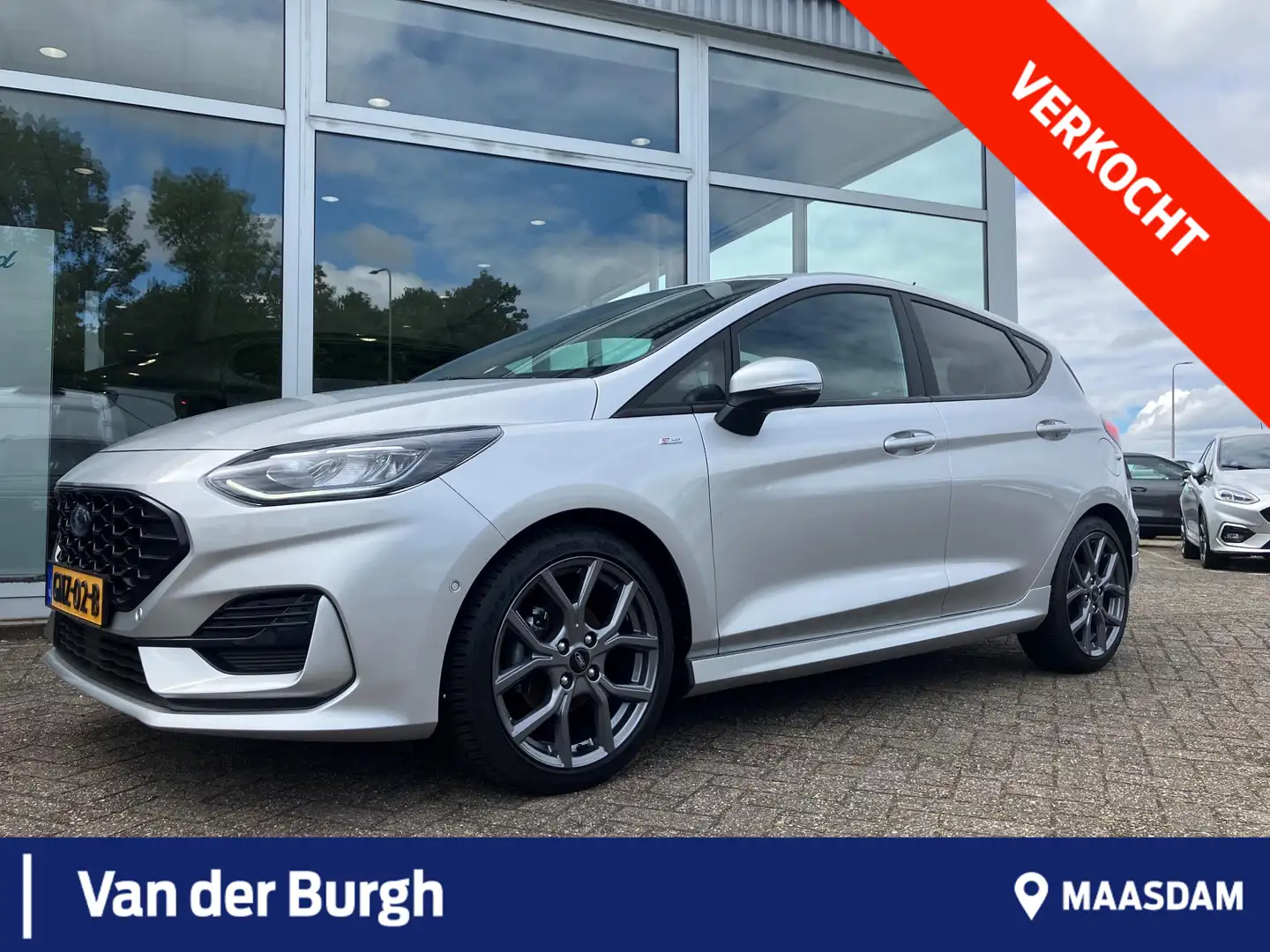 Ford Fiesta 5-deurs ST-Line 1.0 ECOboost 100pk WinterPack Grijs - 1