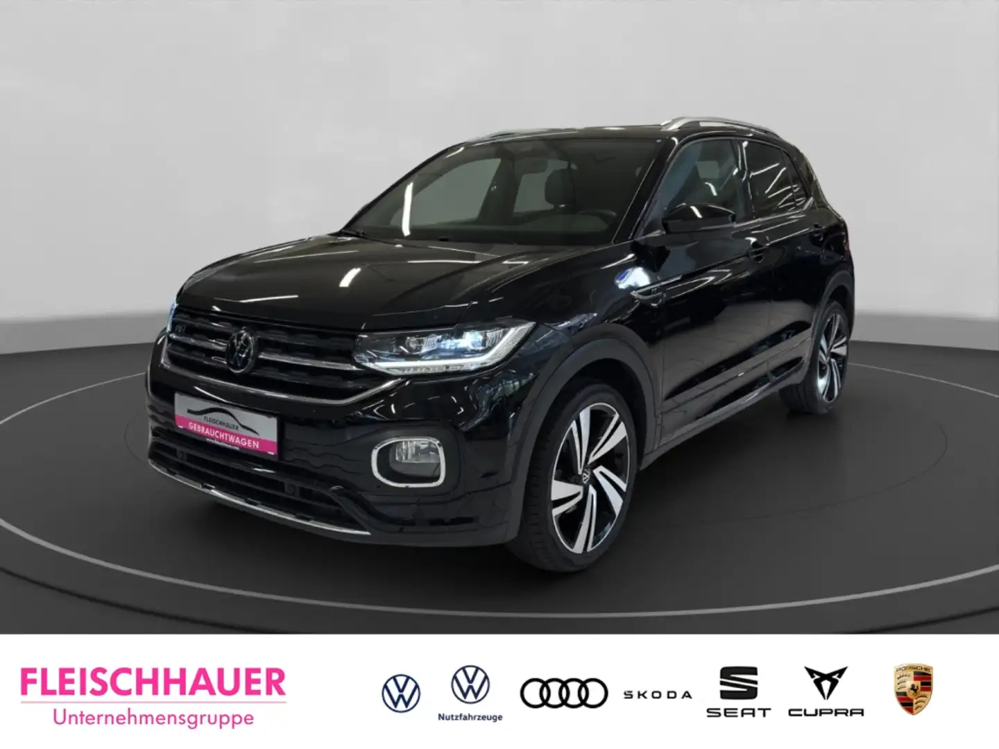 Volkswagen T-Cross Style 1.5 TSI R-Line+Navi+LED+18''+Kamera+ACC Schwarz - 1