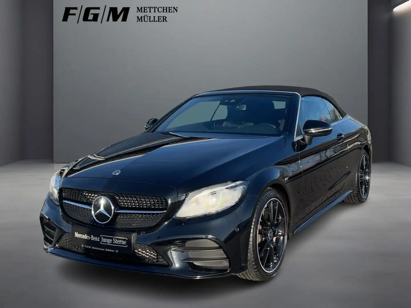 Mercedes-Benz C 400 4M Cabriolet AMG-Line Memory|Burm||MBeam| Schwarz - 2