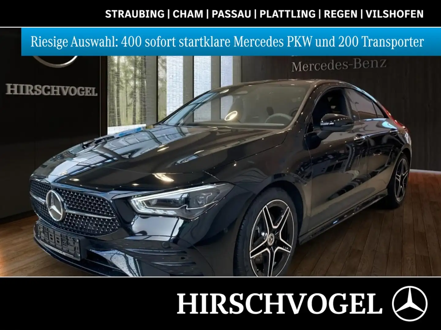 Mercedes-Benz CLA 220 d EDITION AMG-Line+Night+AHK+DISTR+360-K Schwarz - 1