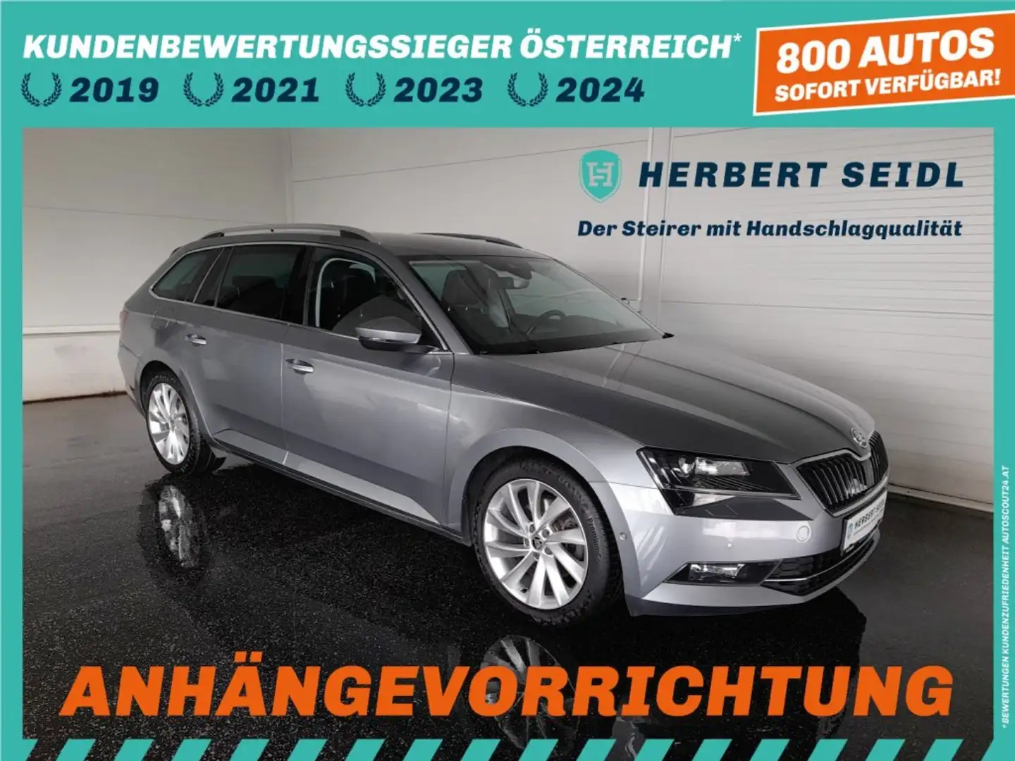 Skoda Superb Combi STYLE 4x4 2,0 TDI DSG *XENON MIT FLA / NAVI / AHV & KAMERA / TEMPOMAT / PDC / SHZG* Grau - 1