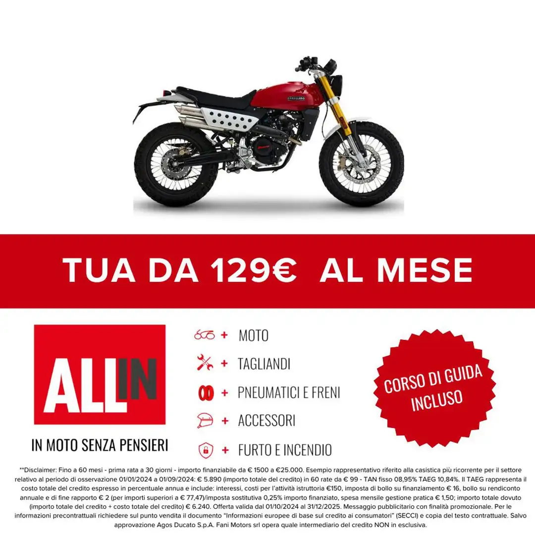 Fantic Caballero 125 2025 Rouge - 2