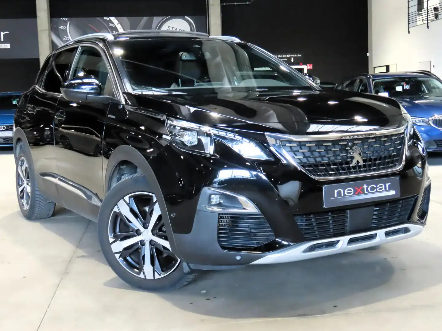 Peugeot 3008 1.5BlueHDi GT Line*NAVI-TOIT PANO-CRUISE-PARKING* Zwart - 2