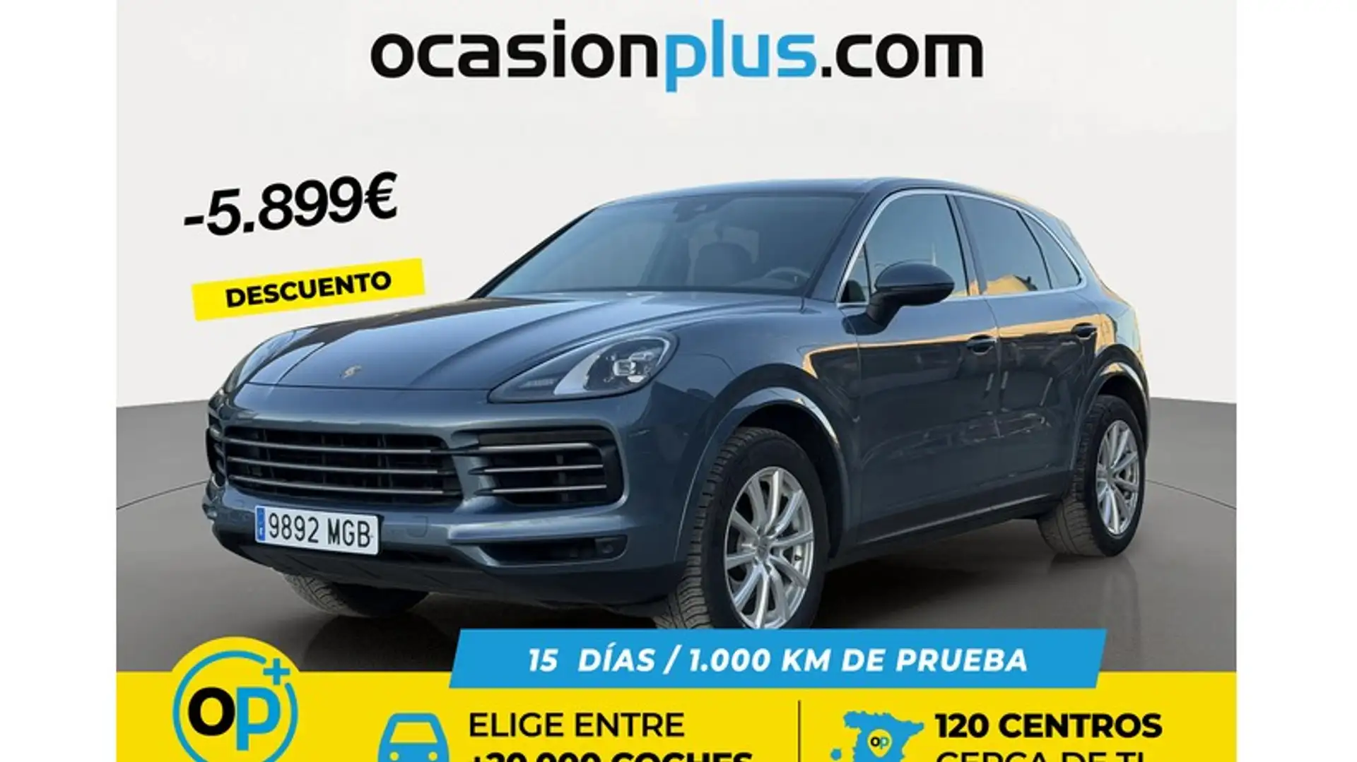 Porsche Cayenne Aut. Azul - 1