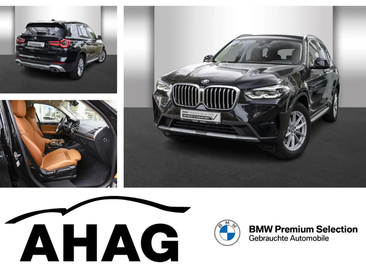 BMW X3 xDrive30e*AHK* Noir - 1