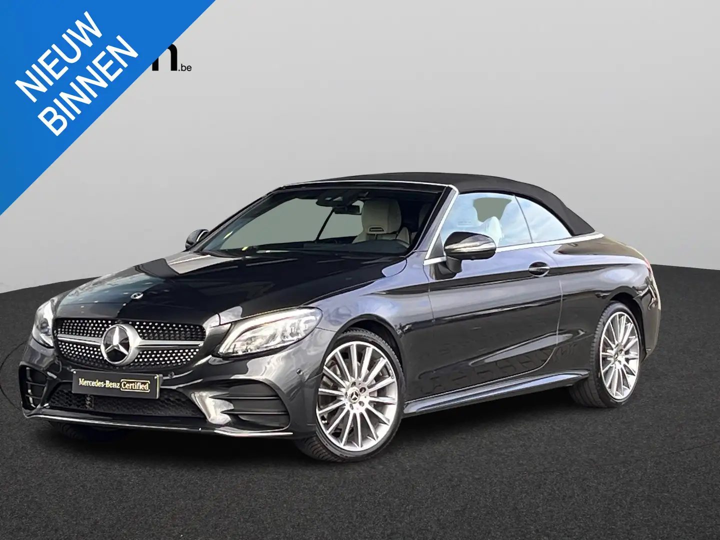 Mercedes-Benz C 180 Cabriolet AMG Zwart - 1