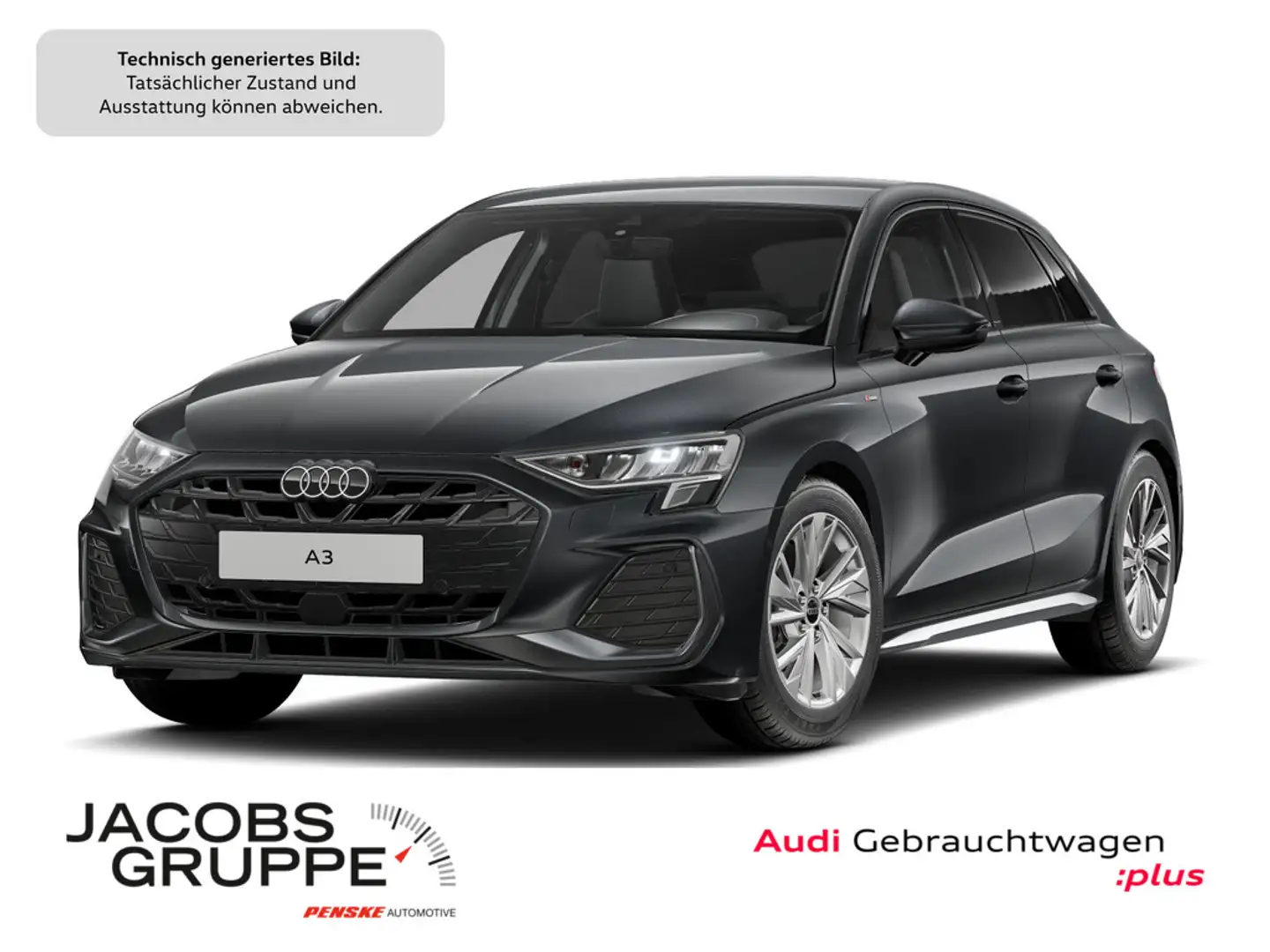 Audi A3 Sportback S line 35 TDI S tronic ACC*LED*RFK*SHZ*NAVI Grau - 1