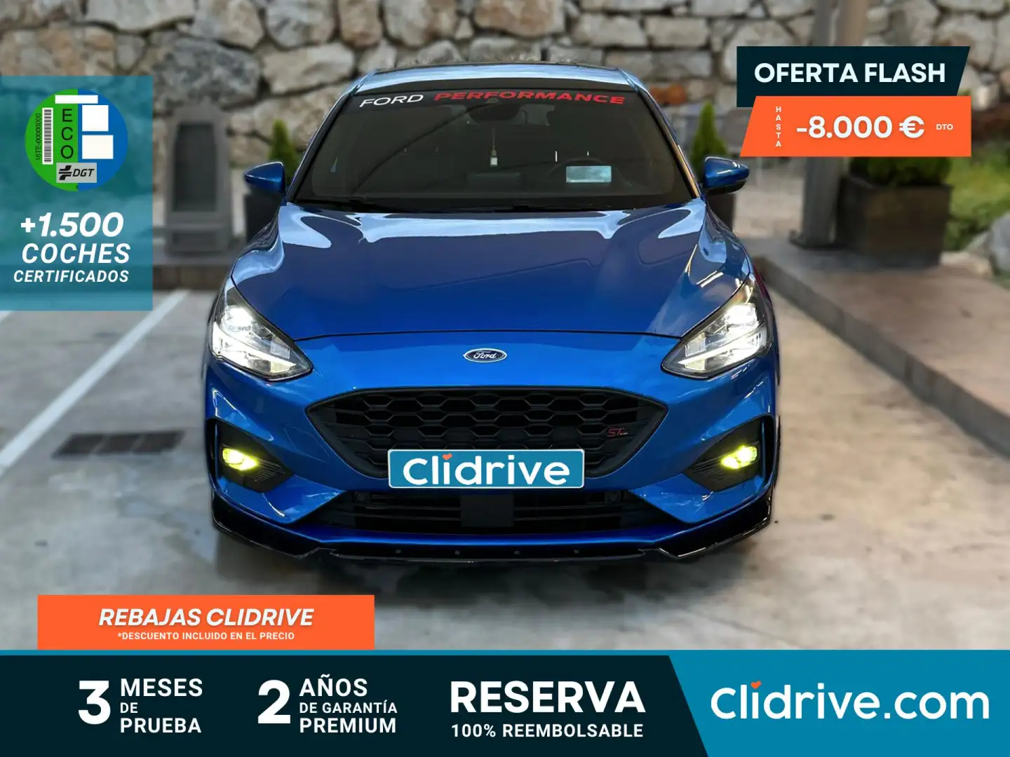 Ford Focus 1.0 Ecoboost MHEV ST Line 155 Azul - 1