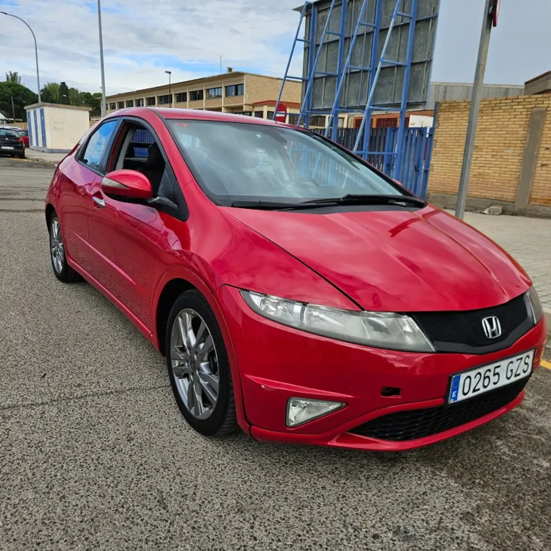 Honda Civic 2.2i-CTDI Executive Rojo - 1