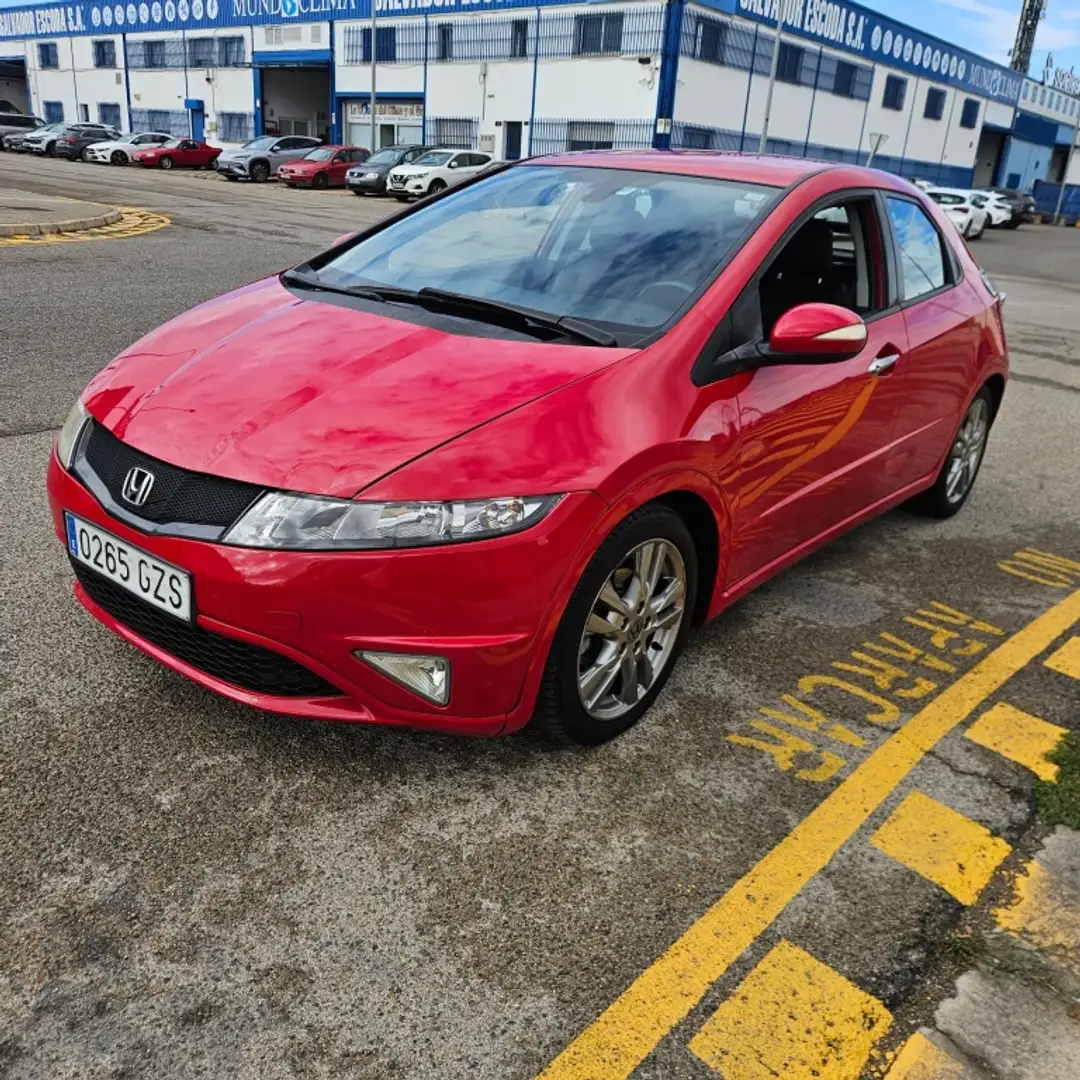 Honda Civic 2.2i-CTDI Executive Rojo - 2