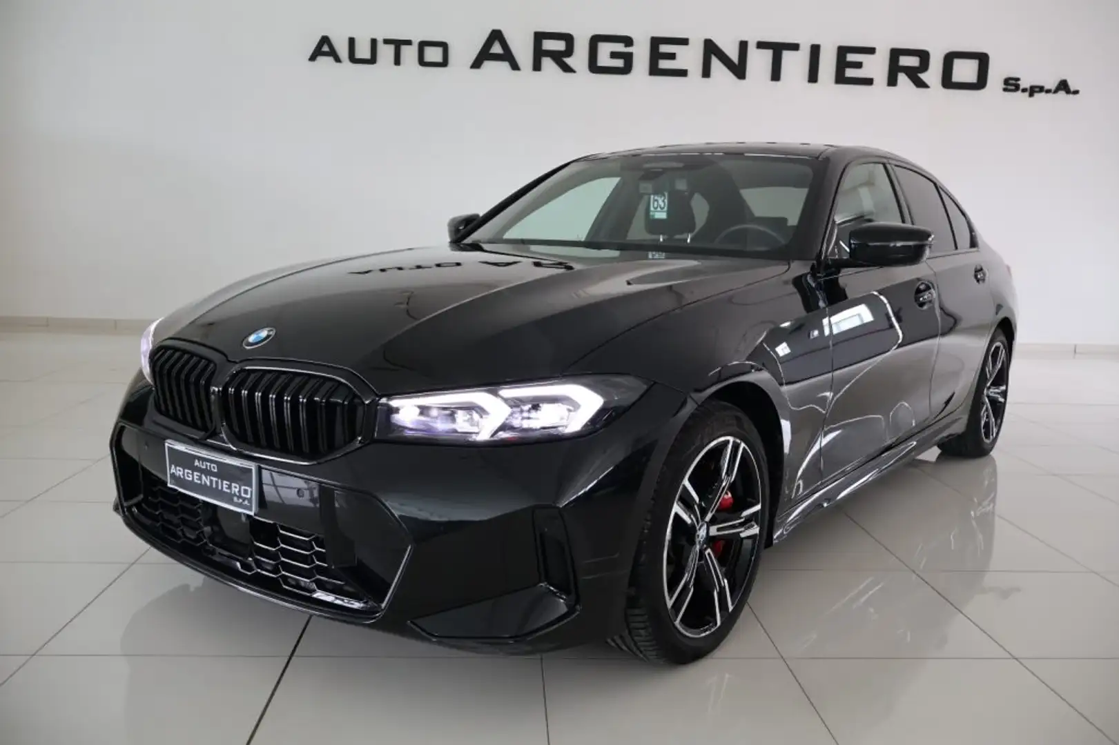 BMW 320 d 48V xDrive Msport Pro telecamera 360° pinze ros Noir - 1