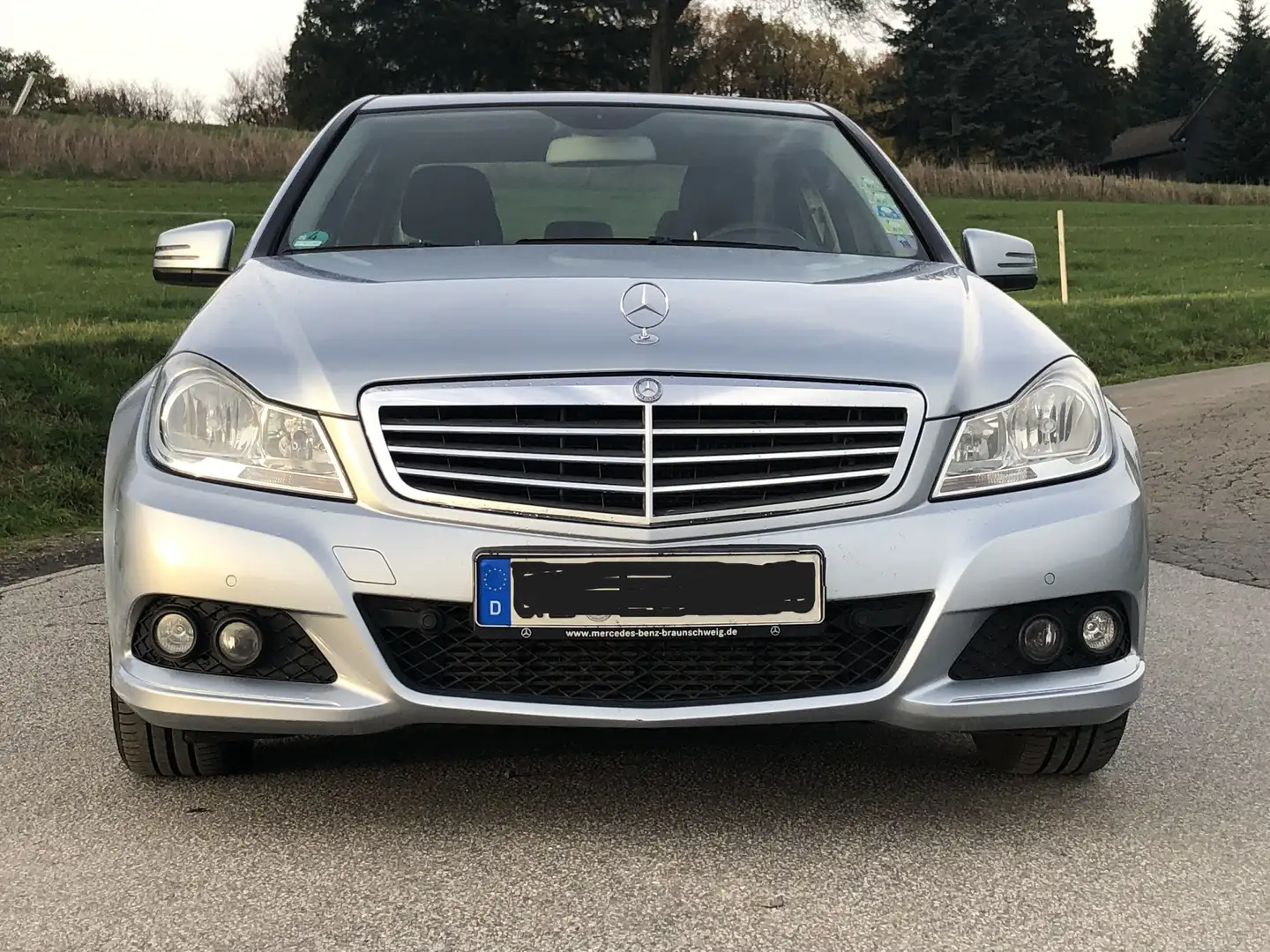 Mercedes-Benz C 200 CDI, AHK, Navi - RECHTE SEITE VERKRATZT Plateado - 2