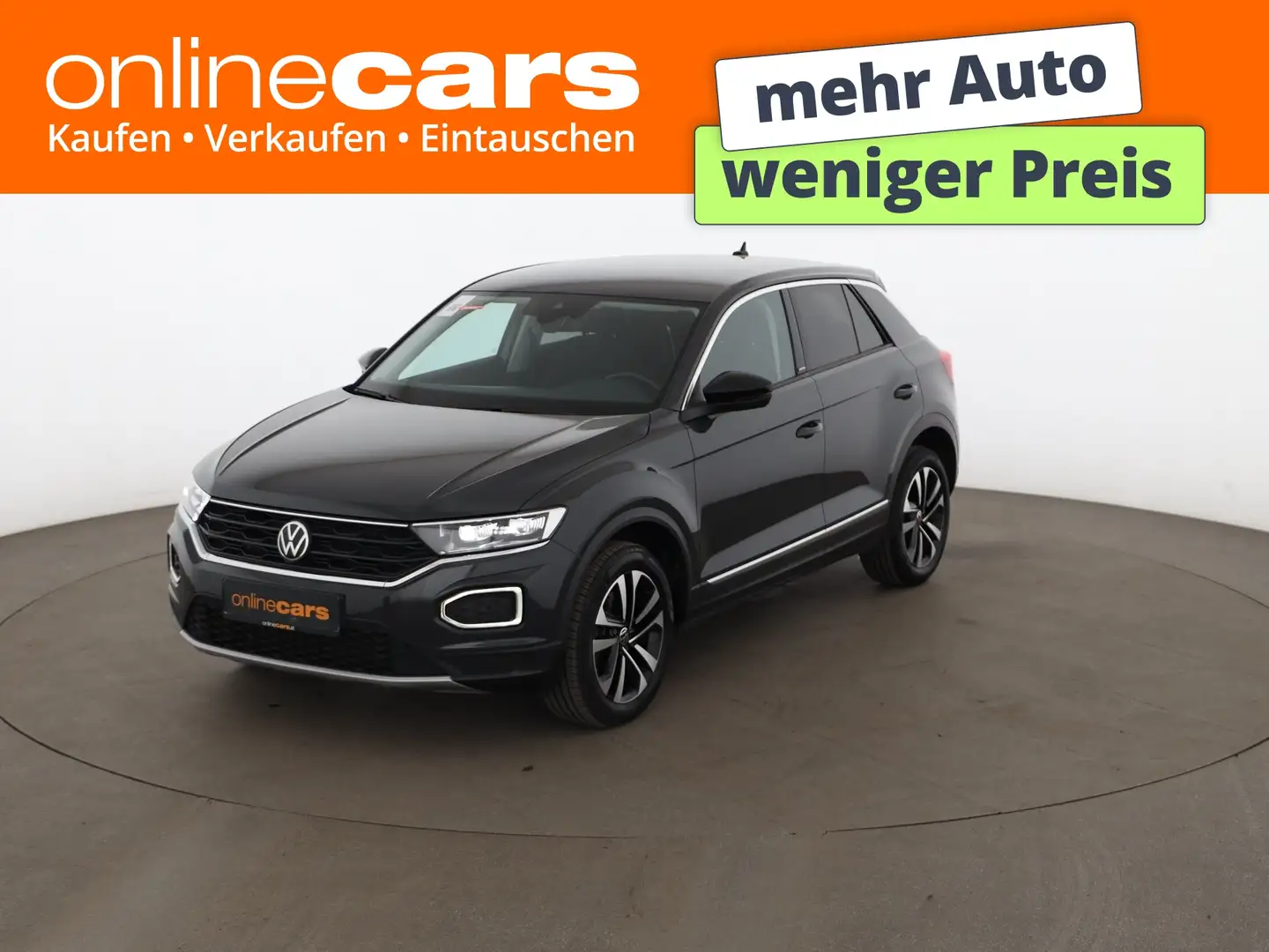 Volkswagen T-Roc 2.0 TDI United Aut LED STANDHZG NAVI ASSIST Grau - 1
