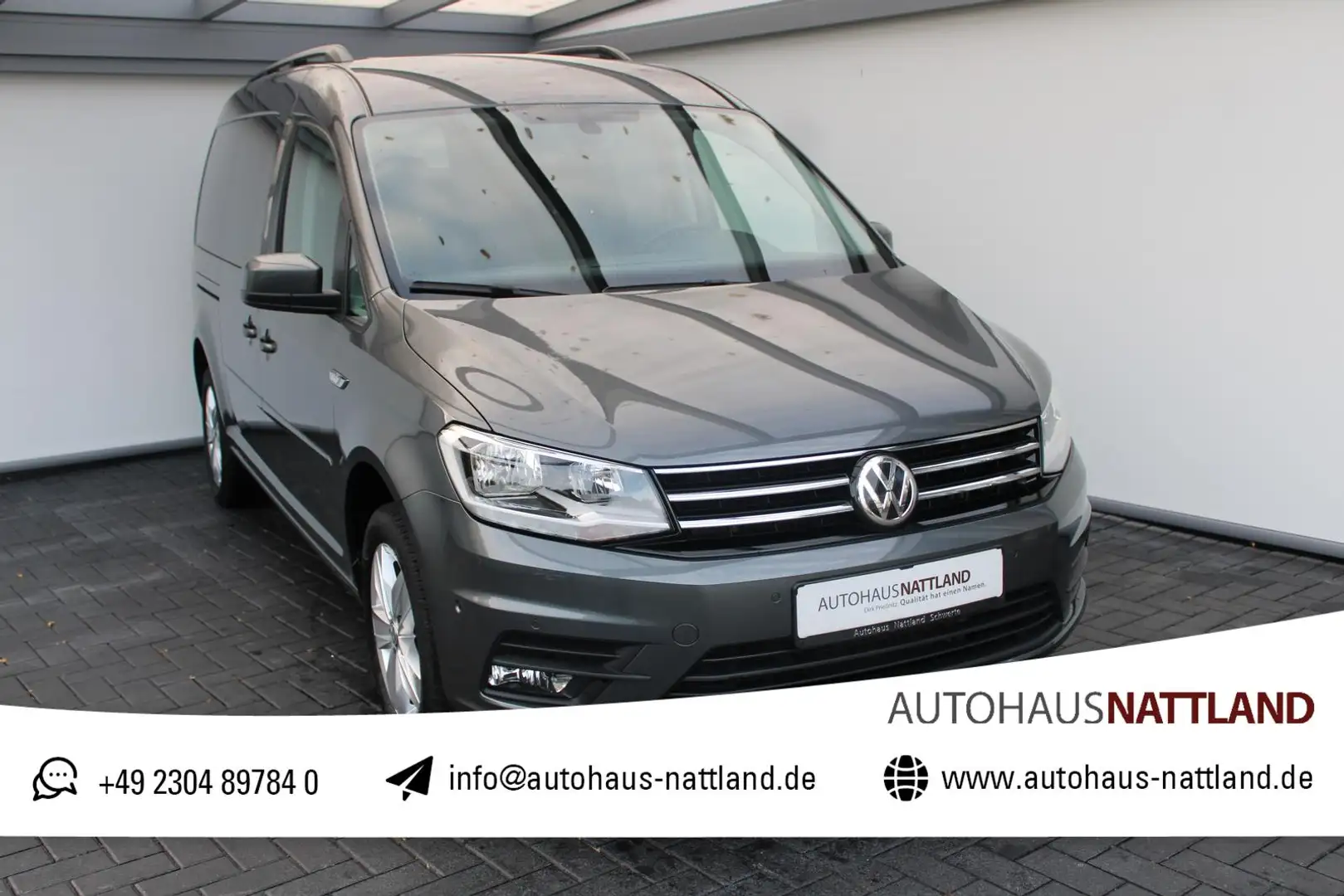 Volkswagen Caddy 1.4 TSI Maxi Comfortline DSG 7-Sitzer AHK Gris - 1