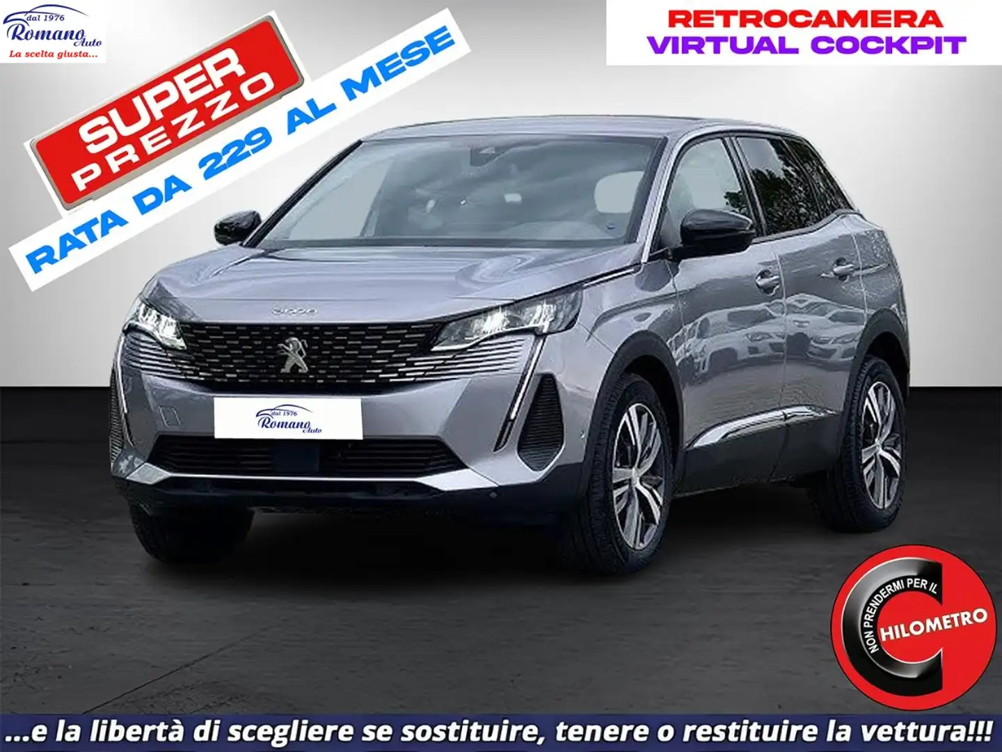 Peugeot 3008 1.5 bluehdi Allure Pack 130cv eat8 Grau - 1